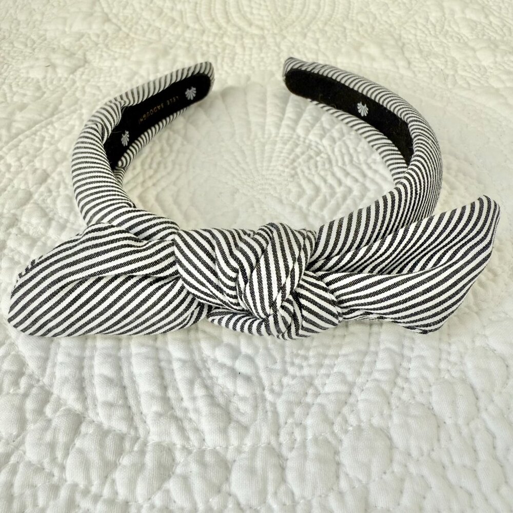 Lele Sadoughi Mom & Daughter Headband Set NWT Stripe Bow & Knot Bundle - Picture 2 of 11